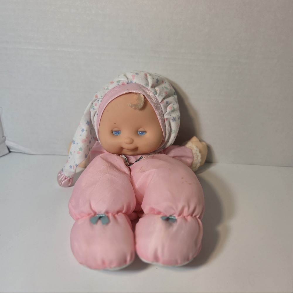 Vintage Puffalump 1991Light Up Doll Pink with No Light, Need Replacement